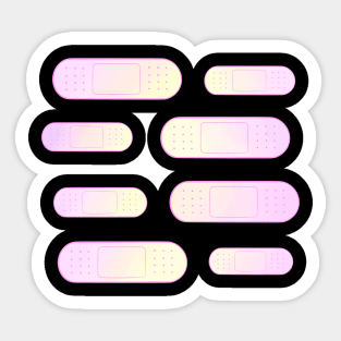 Cute Pastel Yami Kawaii Bandaids Sticker